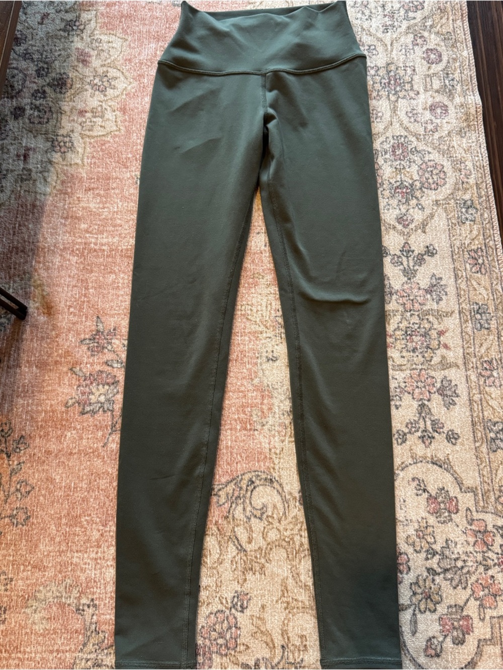 ALO Yoga Men's Olive Green High-Waist Leggings